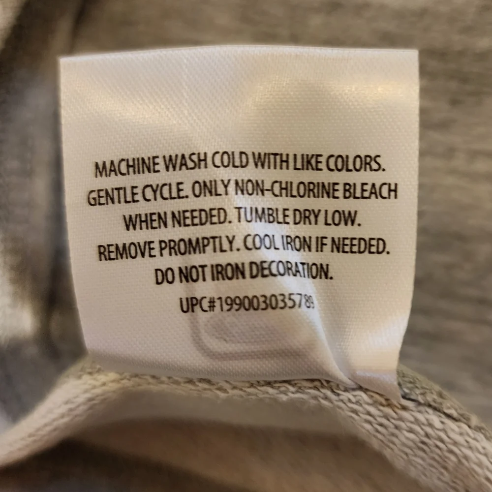 Bronco Slouchy Gray Swearshirt, Red Bronco Emblem, Female Size XXS, NWT, Gift - Picture 8 of 11